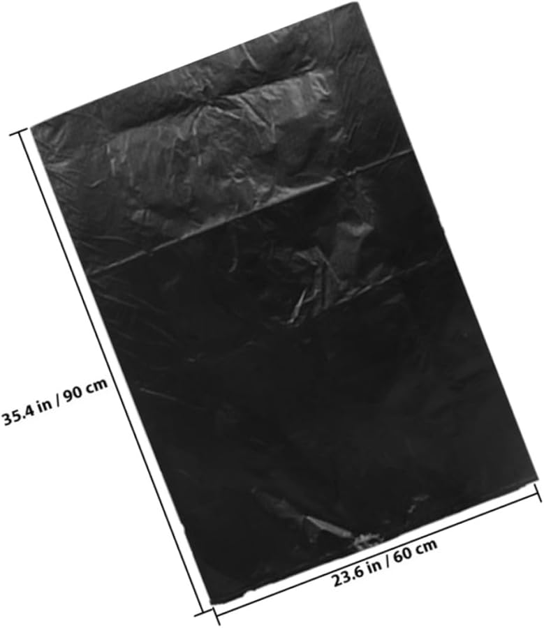 GARVALON أكياس قمامة تجارية ثقيلة 60x90 سم 50 قطعة أكياس نفايات متينة كبيرة السعة - Image 2